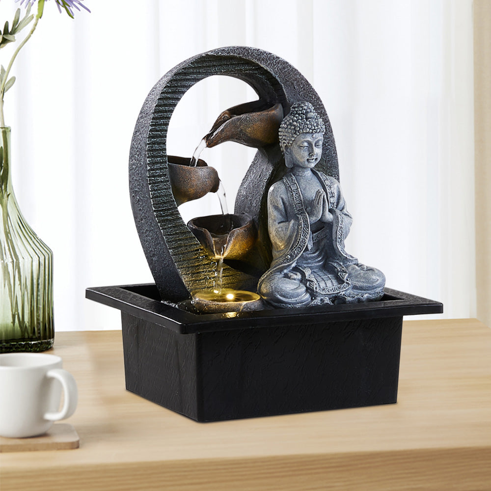 Indoor Tabletop Fountain Buddha Decor