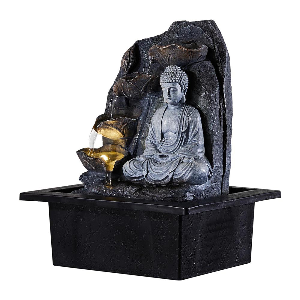 Indoor Tabletop Fountain Buddha Decor