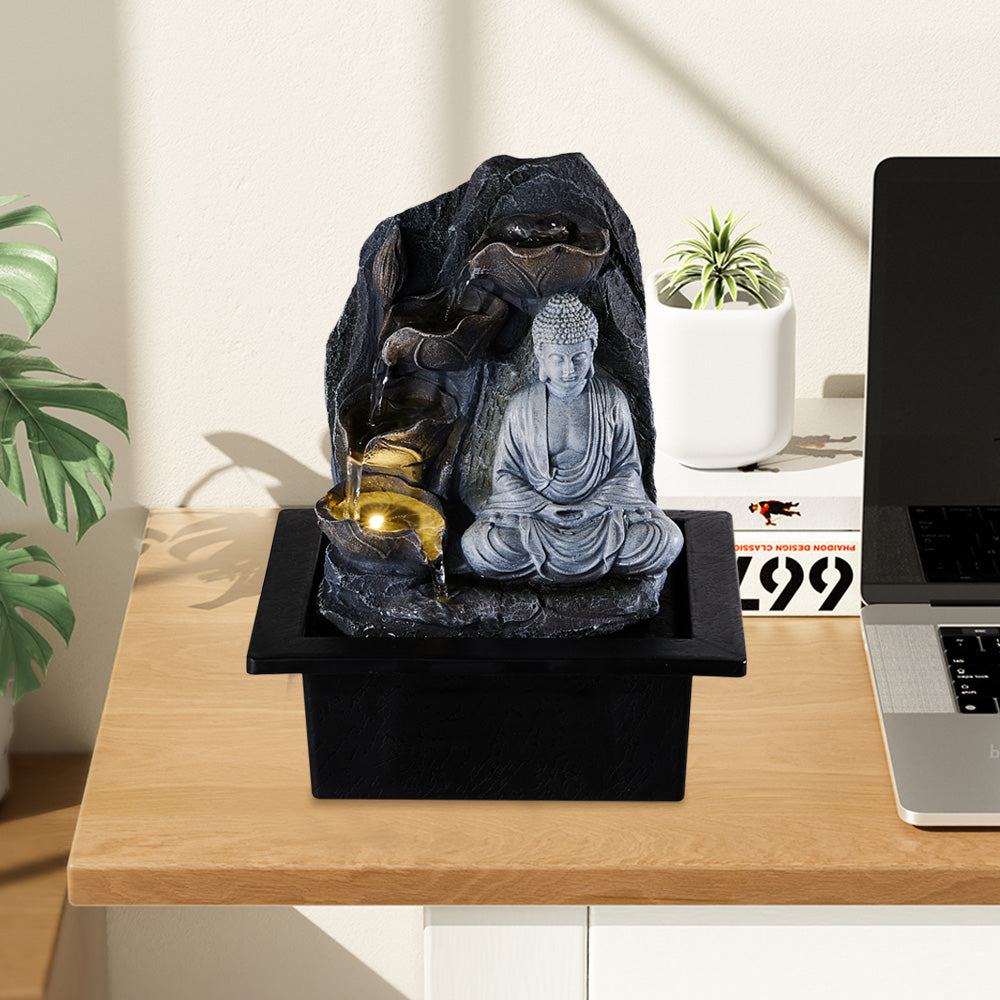 Indoor Tabletop Fountain Buddha Decor