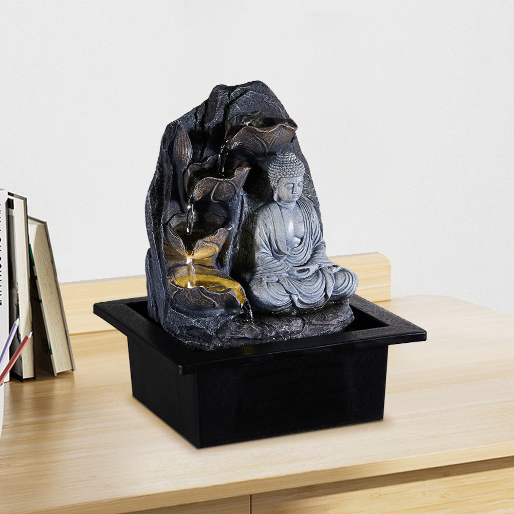 Indoor Tabletop Fountain Buddha Decor