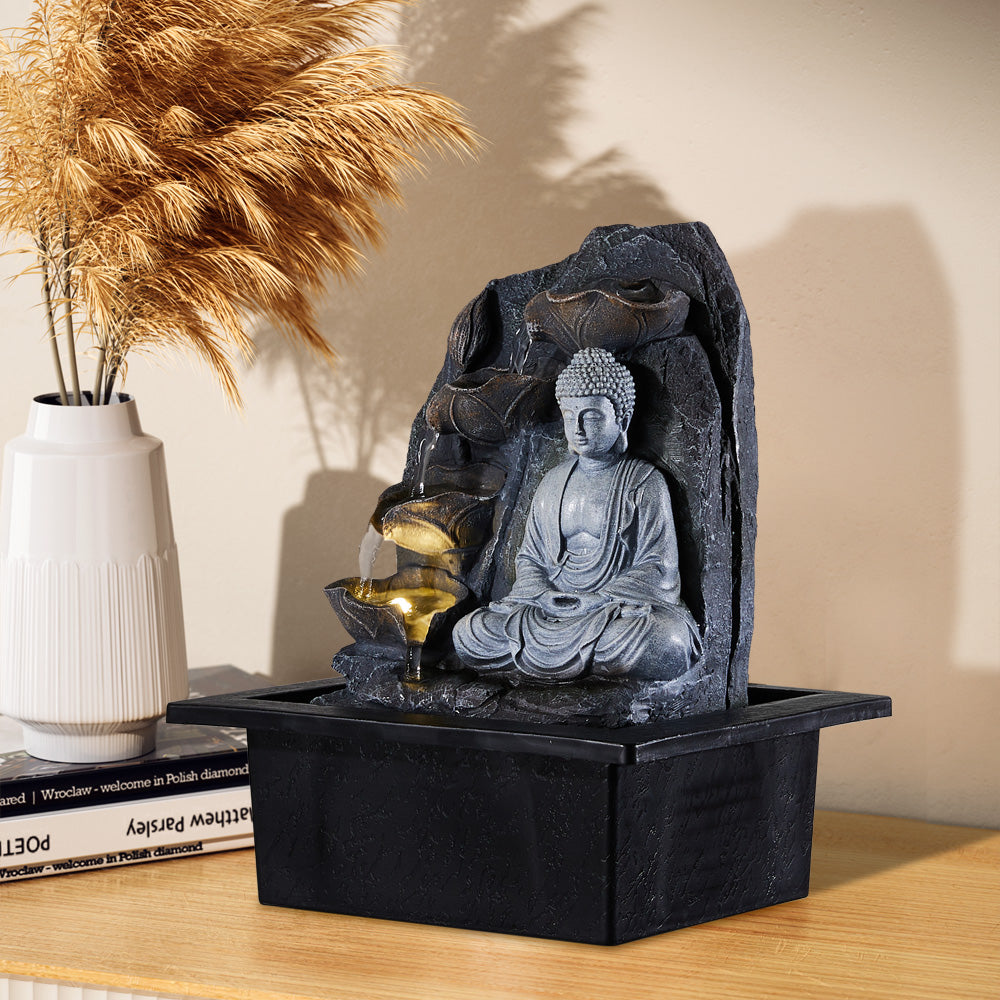 Indoor Tabletop Fountain Buddha Decor