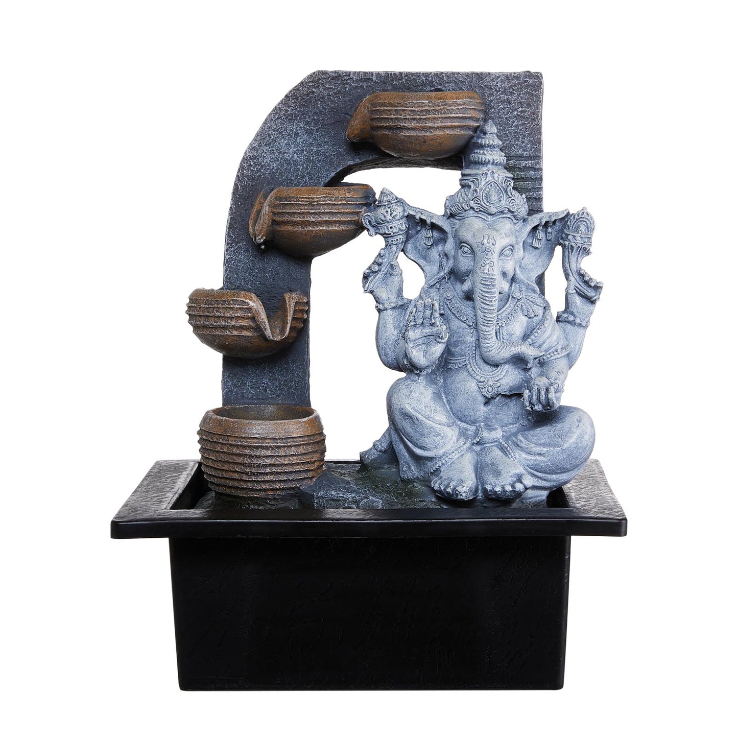 Indoor Tabletop Fountain Ganesha Decor