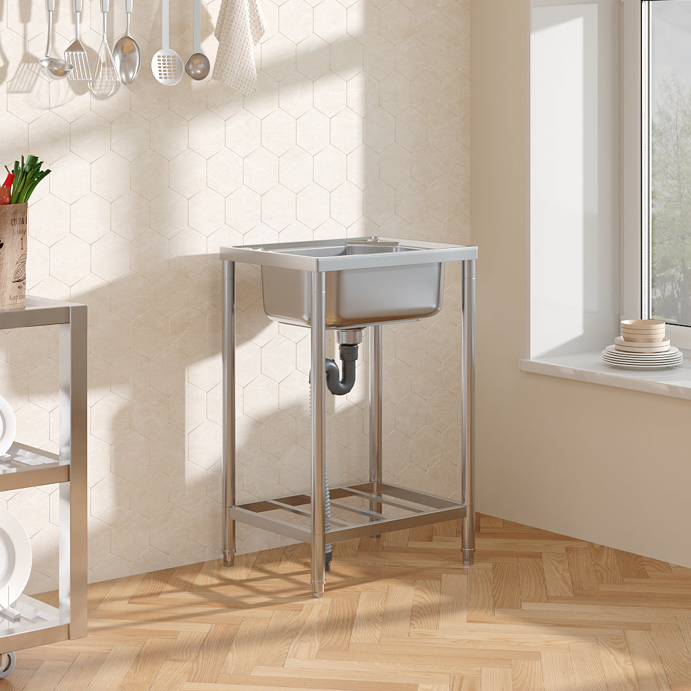 Commercial-Grade Stainless Steel Prep Sink