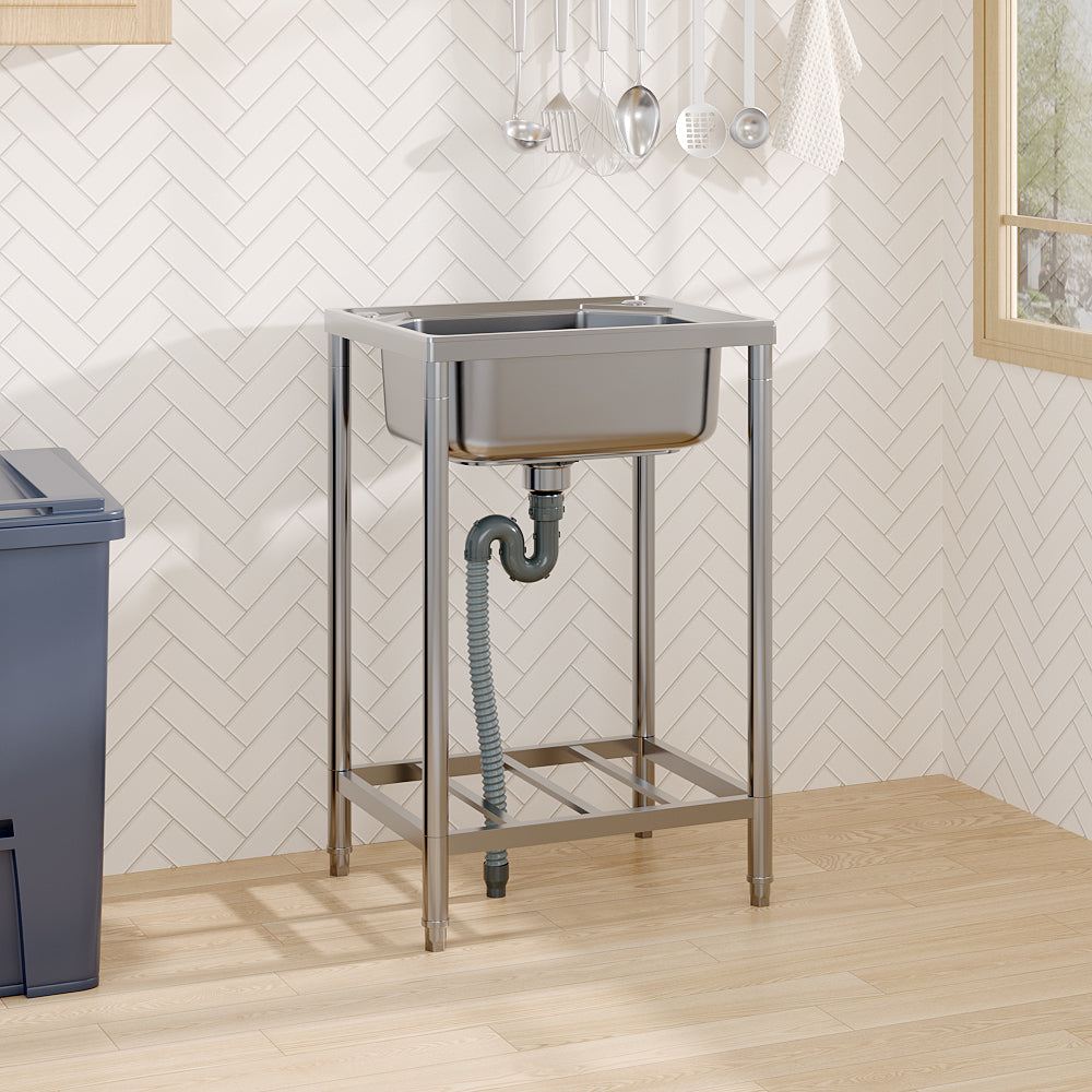 Commercial-Grade Stainless Steel Prep Sink