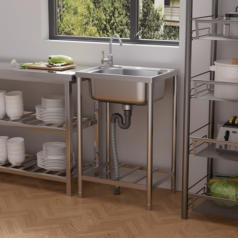Commercial-Grade Stainless Steel Prep Sink