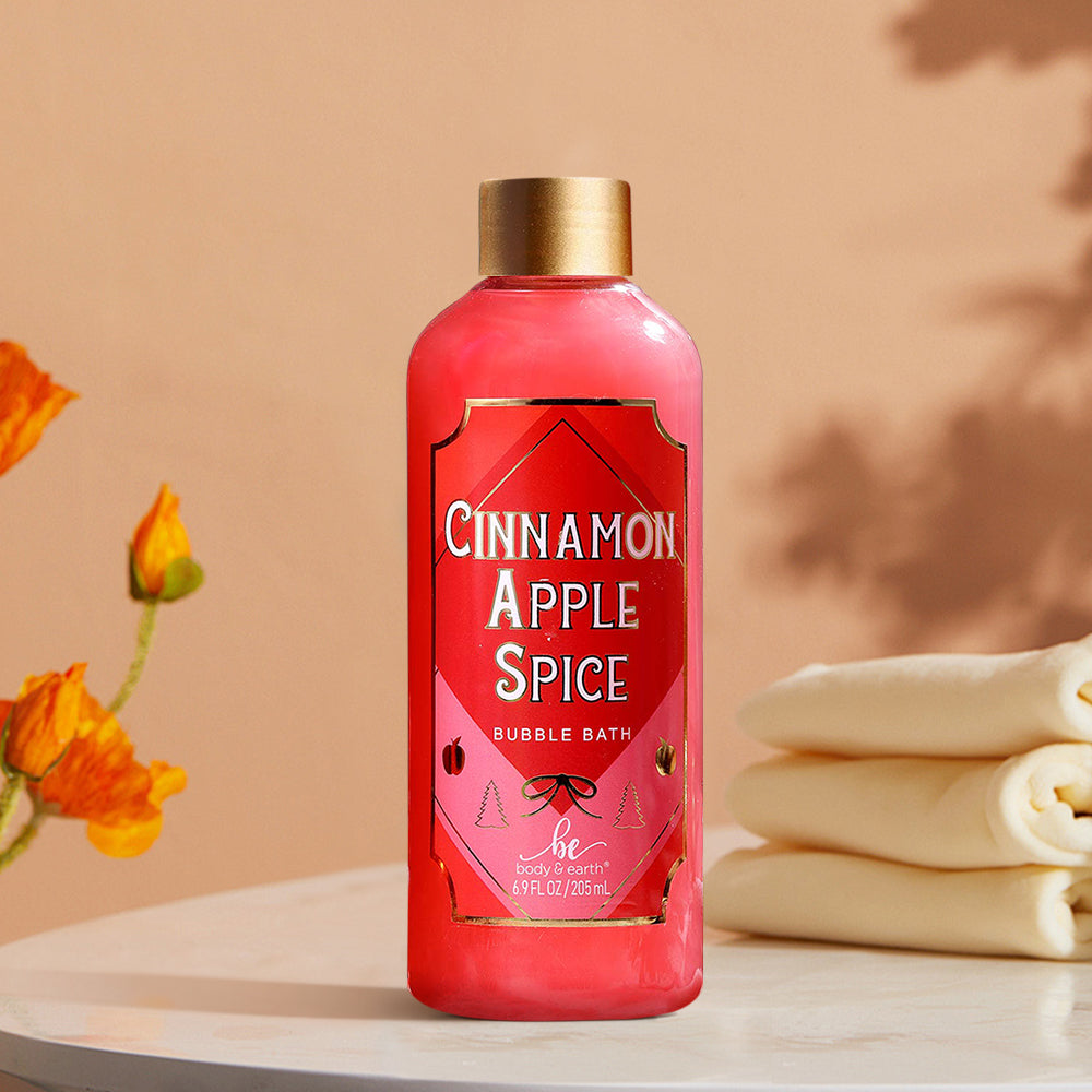 8 Piece Cinnamon Apple Spice Bath and Spa Gift Set