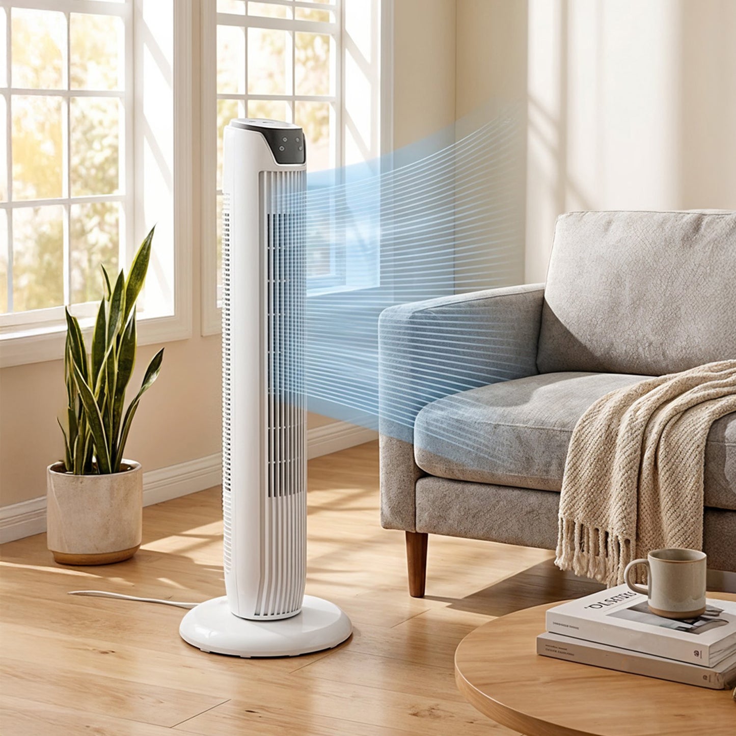 36 Inch Portable Tower Fan with Remote Control