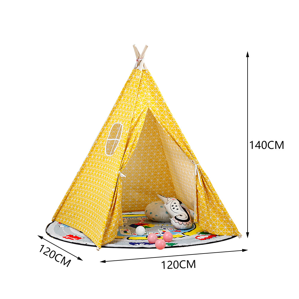 Children Indian Tent Teepee Kids Indoor Play House
