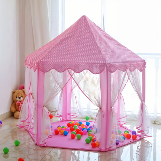 Hexagonal Large Fairy Play House Indoor Tent for Kids