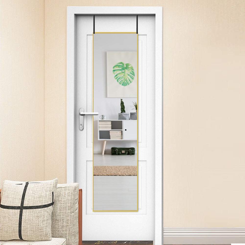 Full Length Mirror with Rounded Corners Door Hanging