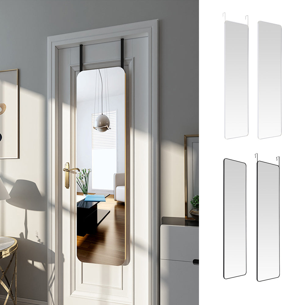 Full Length Mirror with Rounded Corners Door Hanging