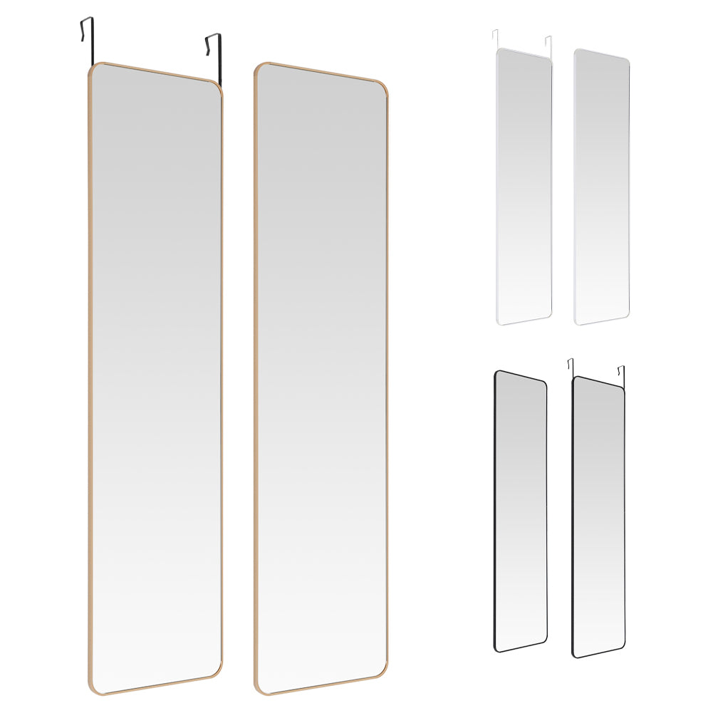 Full Length Mirror with Rounded Corners Door Hanging