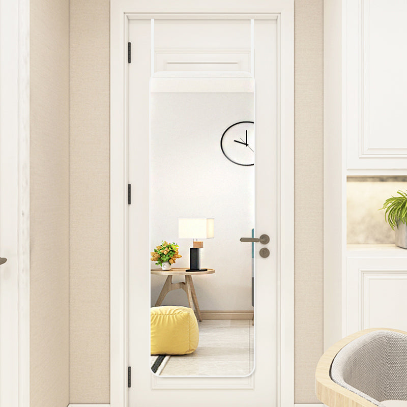 Full Length Mirror with Rounded Corners Door Hanging