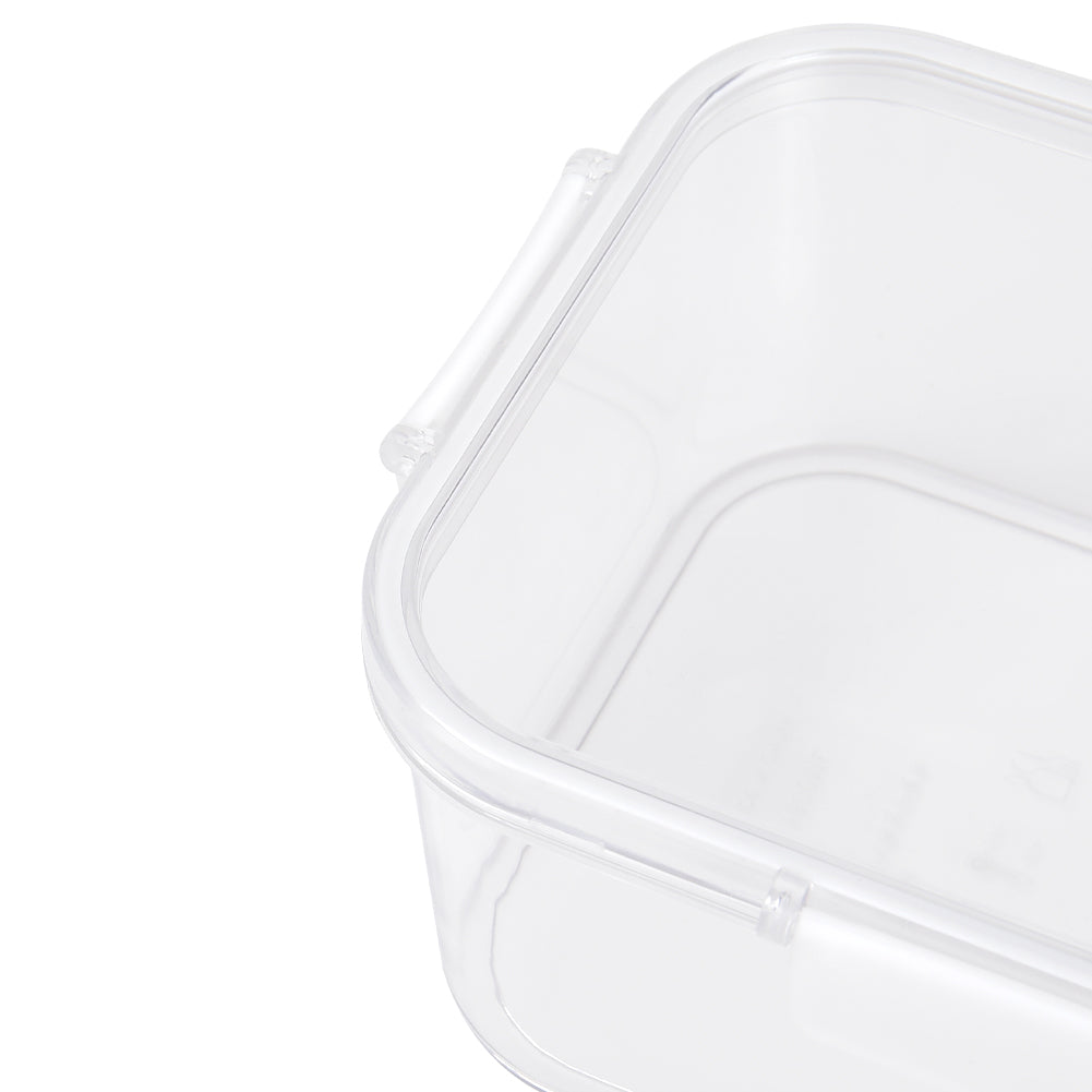 3Pcs Transparent Stackable Bento Lunch Box Set