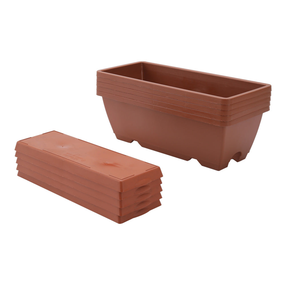 5-Piece Rectangle Garden Planter Set