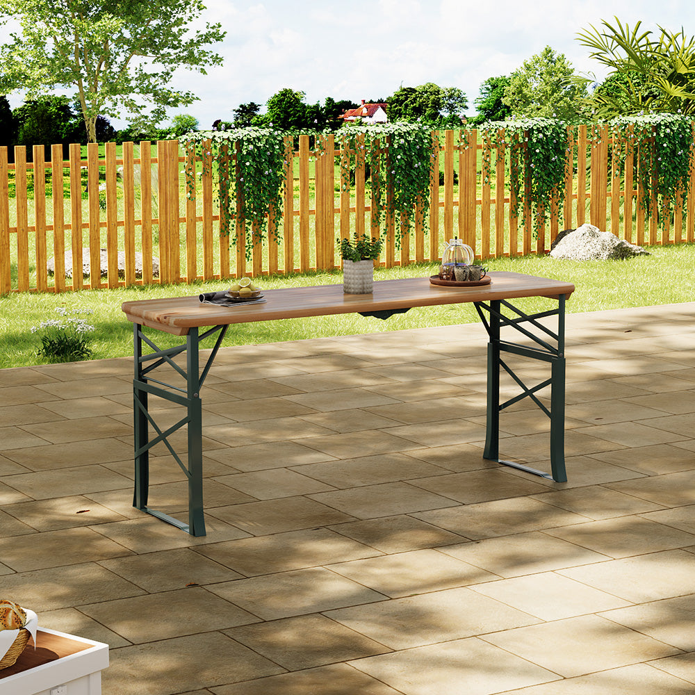 170CM Wide Foldable and Height Adjustable Outdoor Camping Table