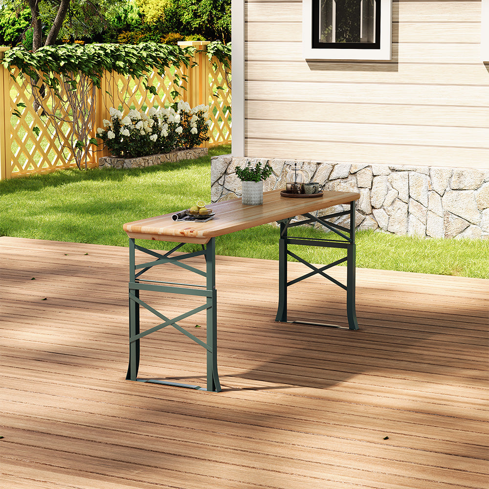170CM Wide Foldable and Height Adjustable Outdoor Camping Table