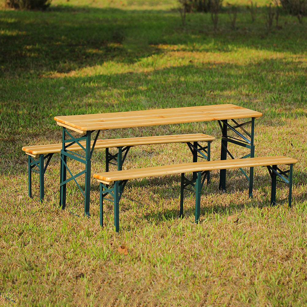 170CM Wide Foldable and Height Adjustable Outdoor Camping Table