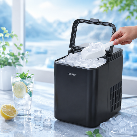 Ice Maker Machine with Ice Scoop & Basket