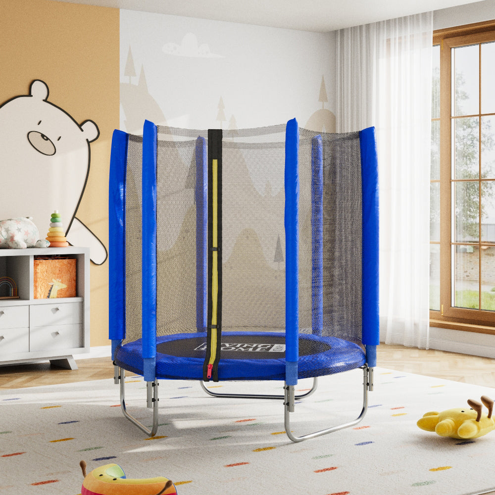 Outdoor Trampoline with Safety Cover Net