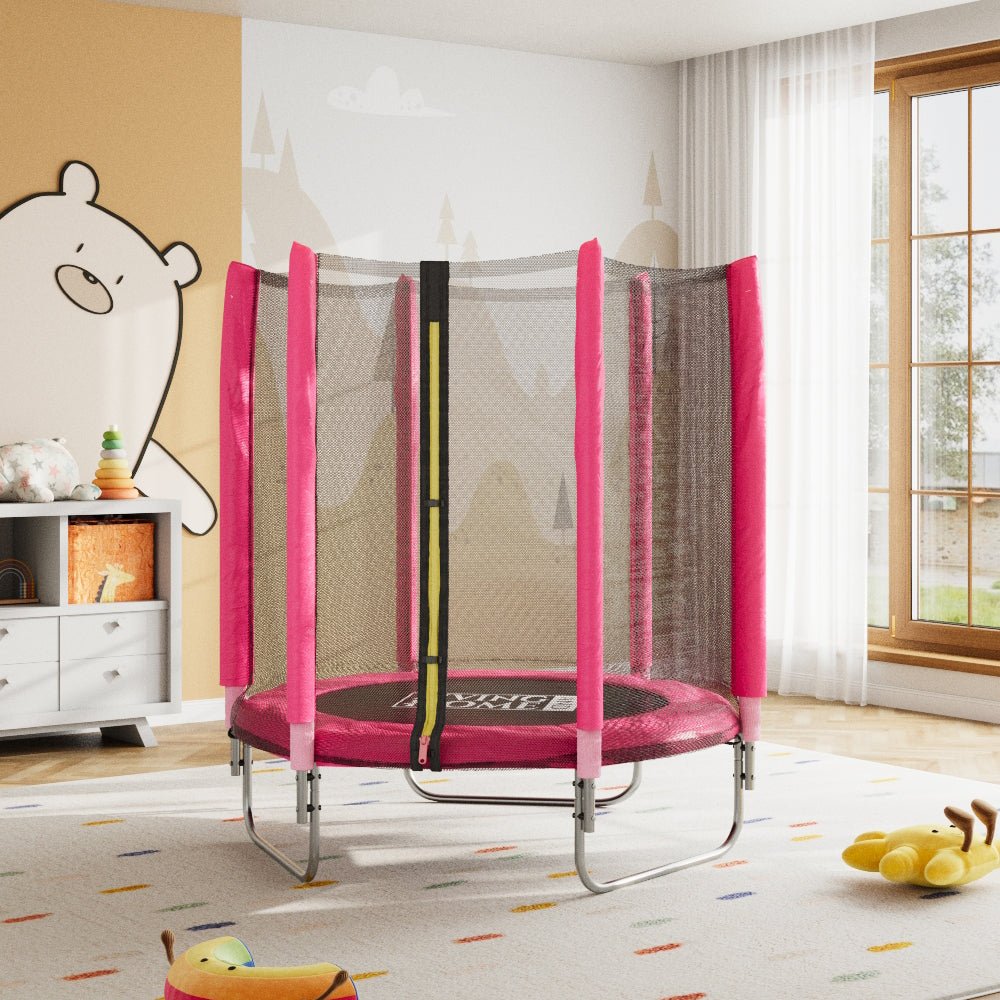 Outdoor Trampoline with Safety Cover Net