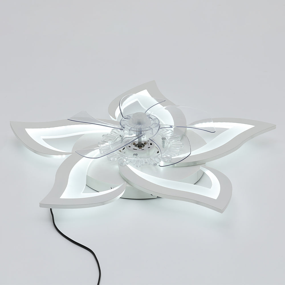 Flower Shape LED Ceiling Fan Light