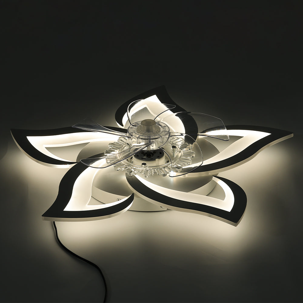 Flower Shape LED Ceiling Fan Light