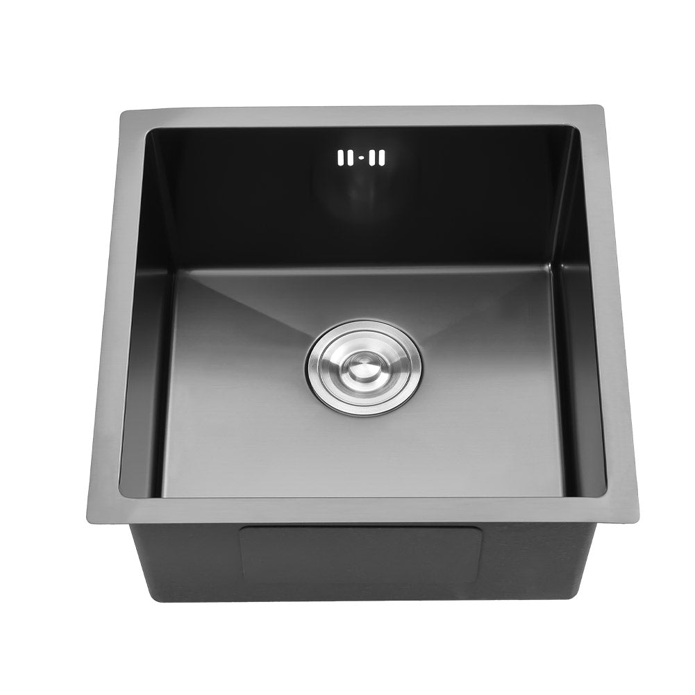 Black Single Bowl Stainless Steel Sink