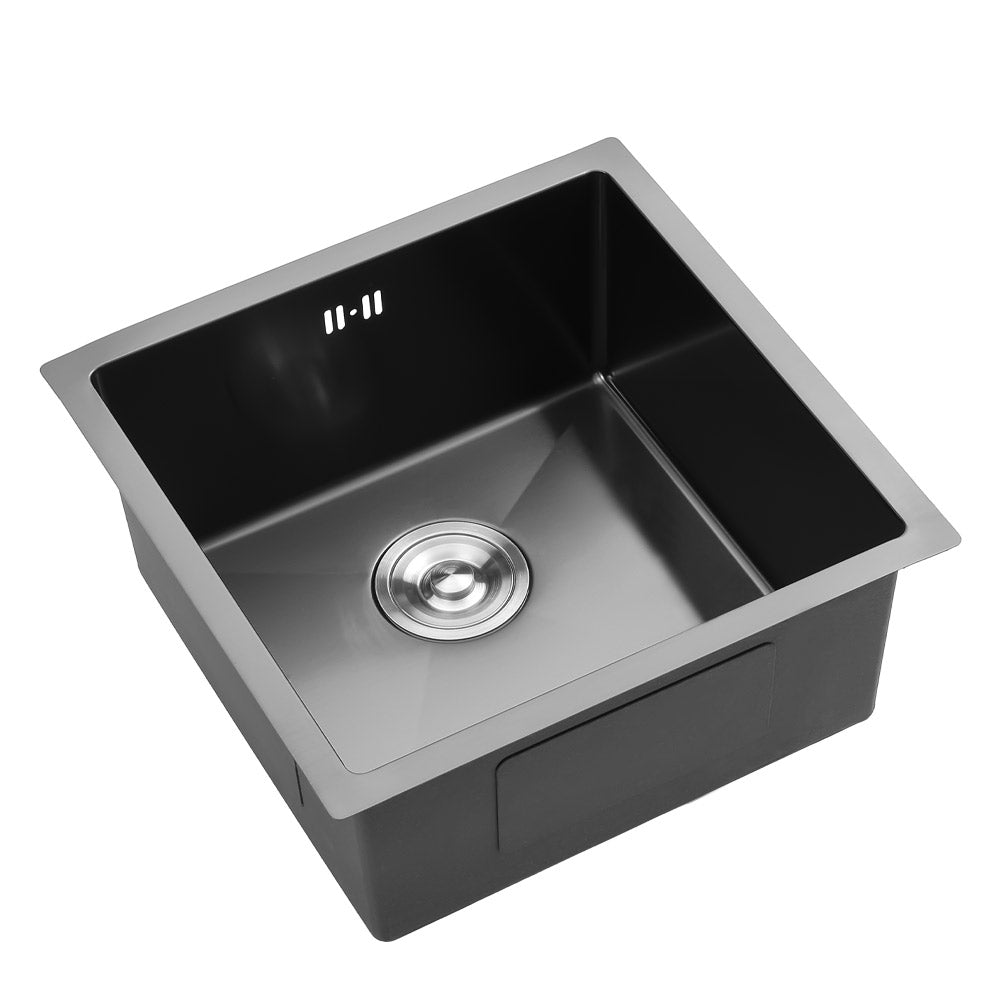 Black Single Bowl Stainless Steel Sink