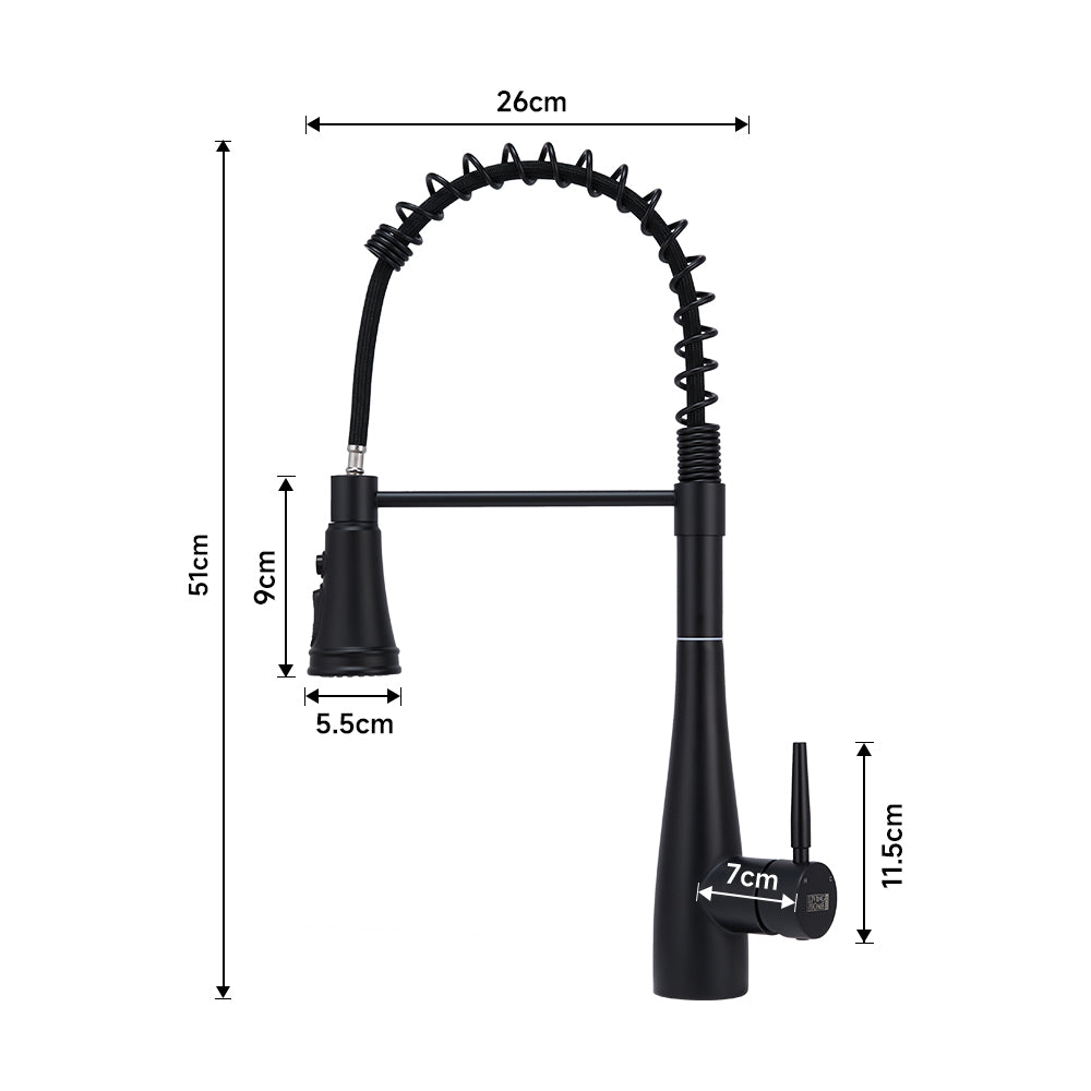 Pre-rinse Pull-Down Swivel Kitchen Faucet