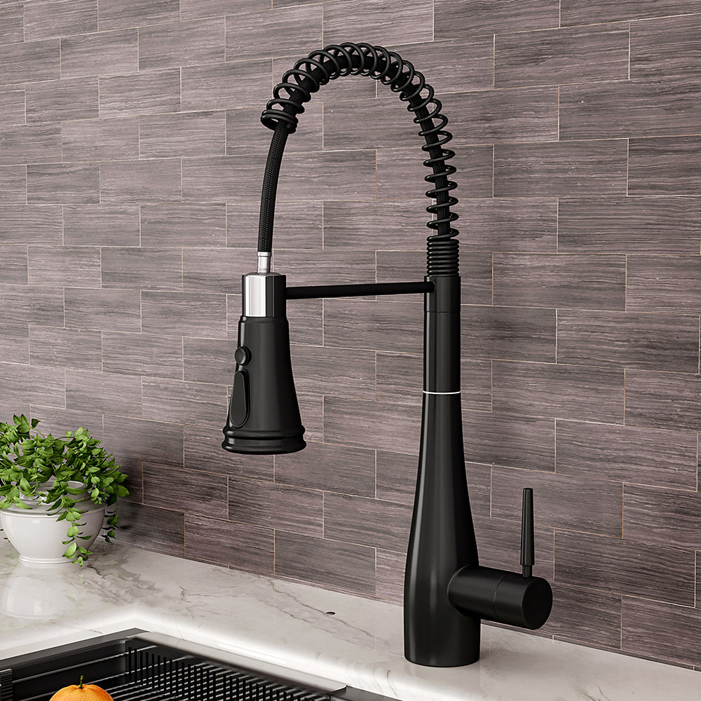 Pre-rinse Pull-Down Swivel Kitchen Faucet
