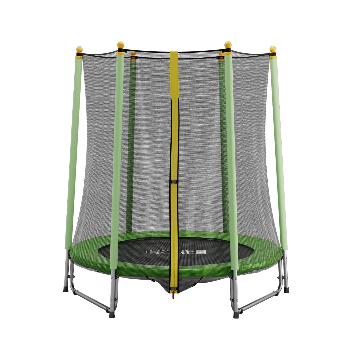 Green Outdoor Kids Trampoline with Safety Net