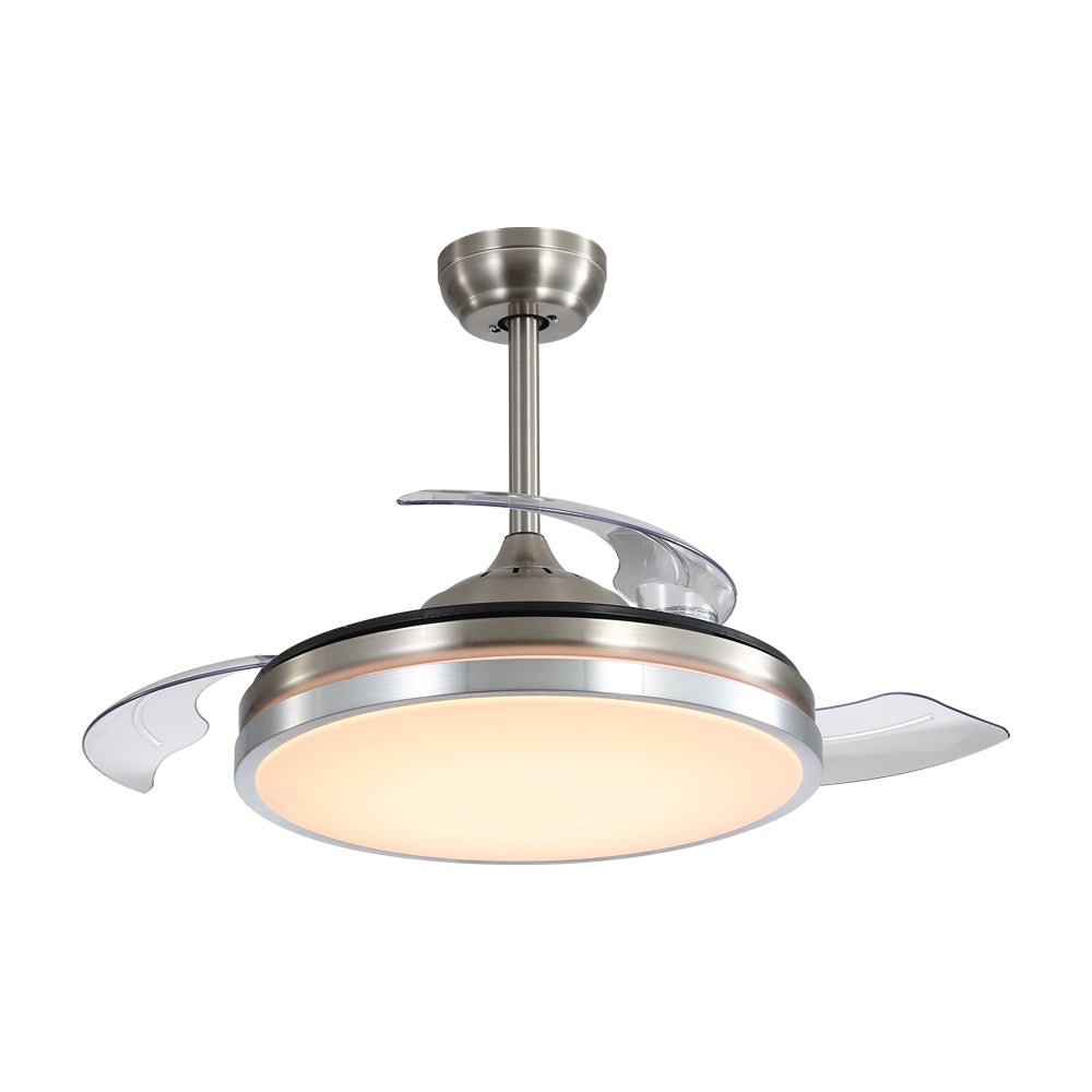 42inch Acrylic Ceiling Fan Light with Retracted Blades