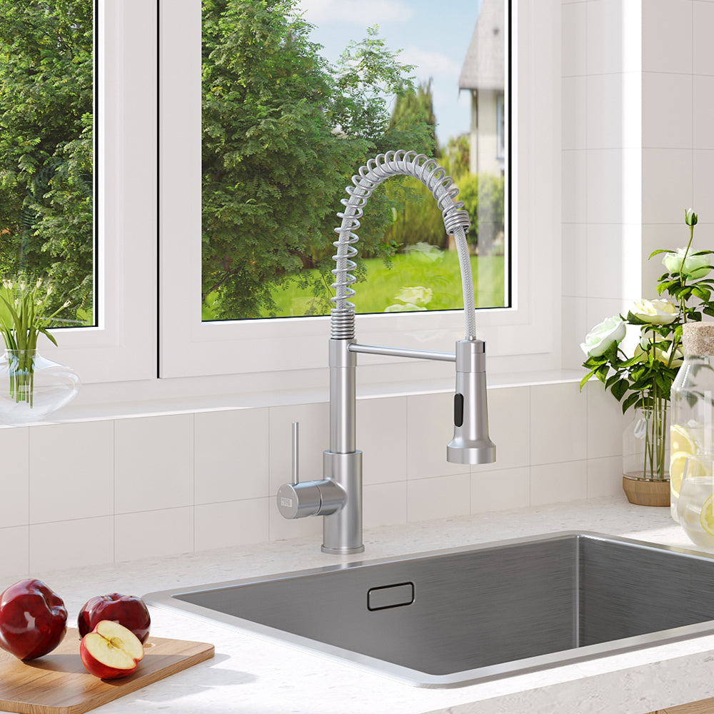 Commercial Swivel Pulldown Kitchen Faucet