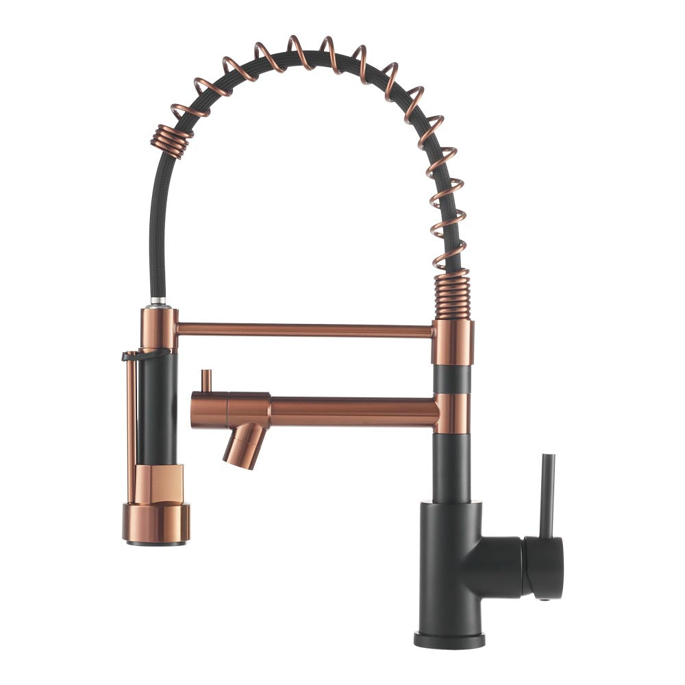 Swivel Pulldown Kitchen Faucet with Pot Filler