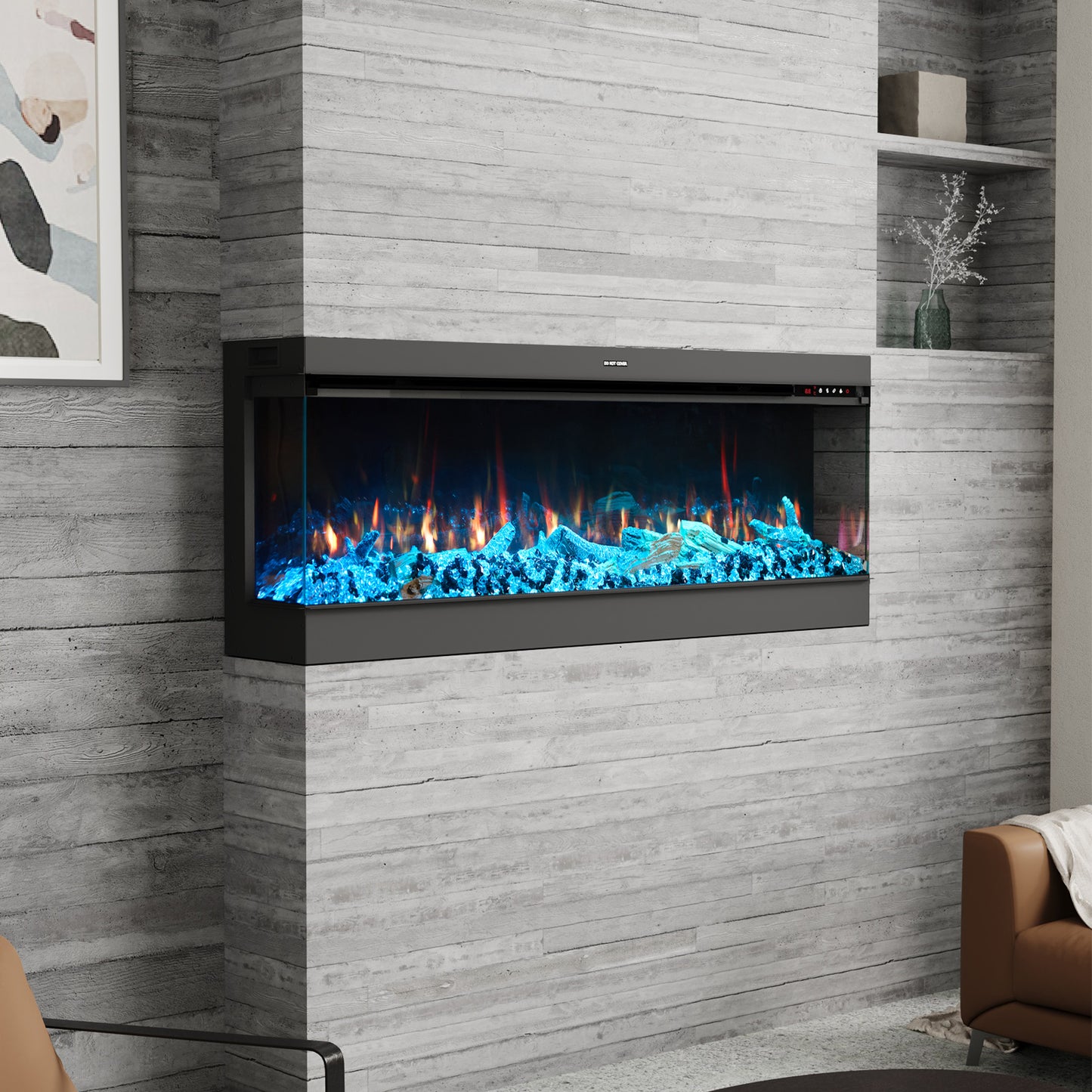 Electric Fireplace with Remote Control