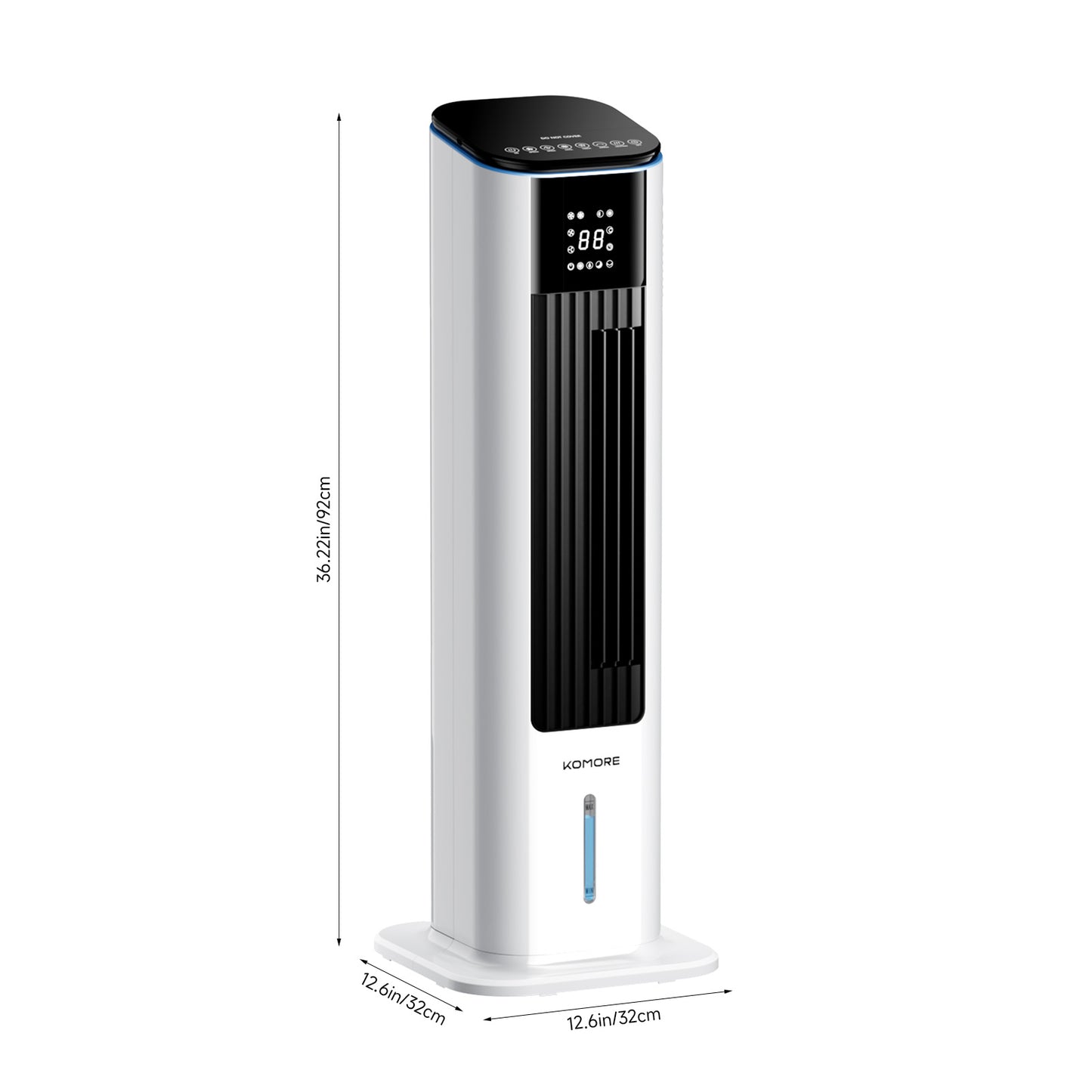 WaterโCooled Tower Fan with Heating Function