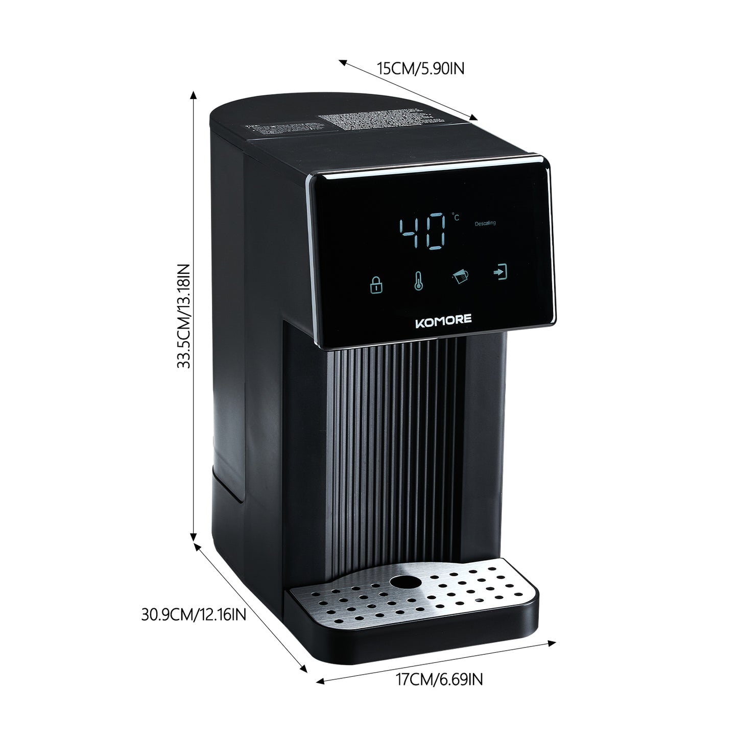 4L Countertop Instant Hot Water Dispenser with Filter