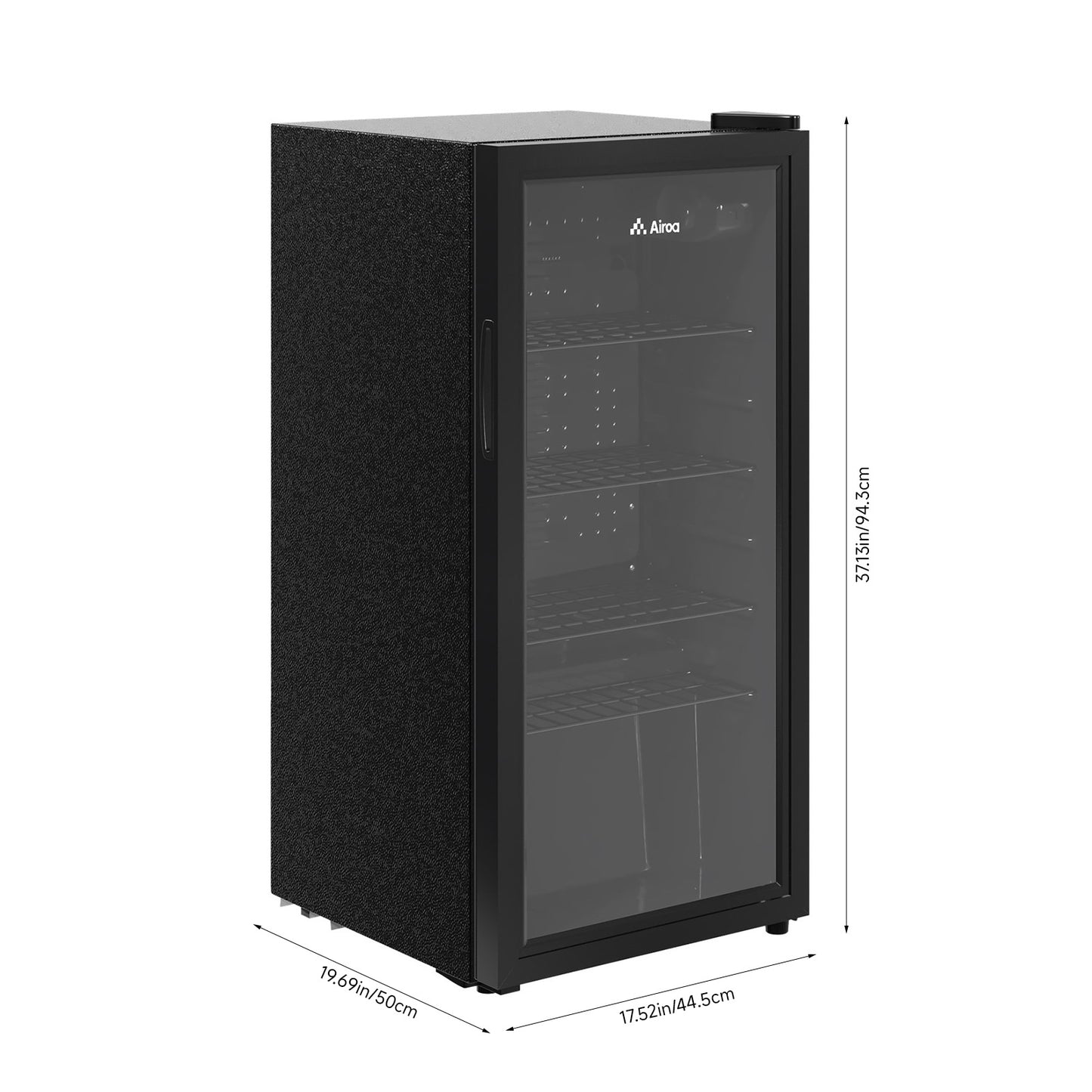 99L/109L Glass Door Refrigerator with Interior Light