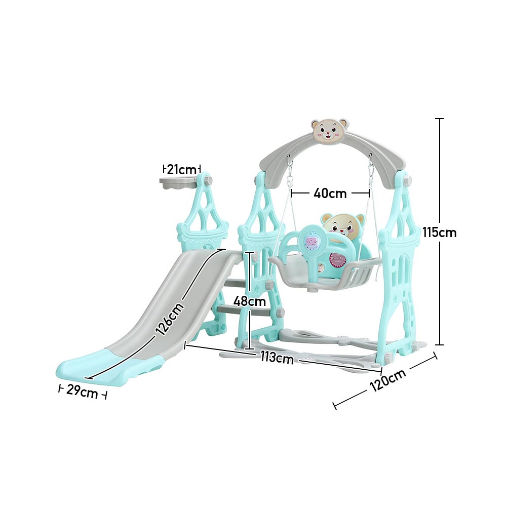 Toddler Swing and Slide Playset