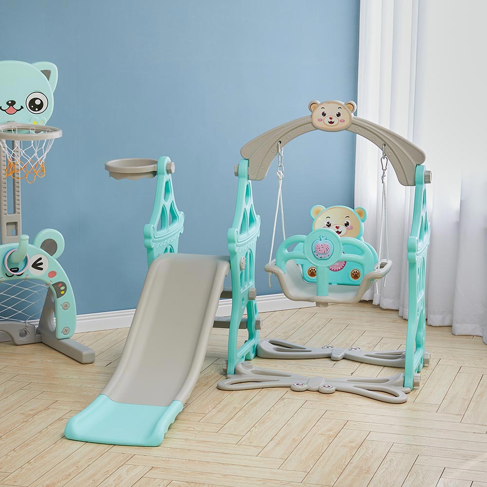 Toddler Swing and Slide Playset