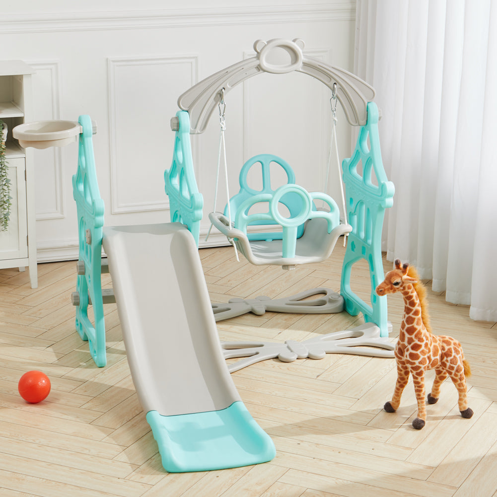 Toddler Swing and Slide Playset