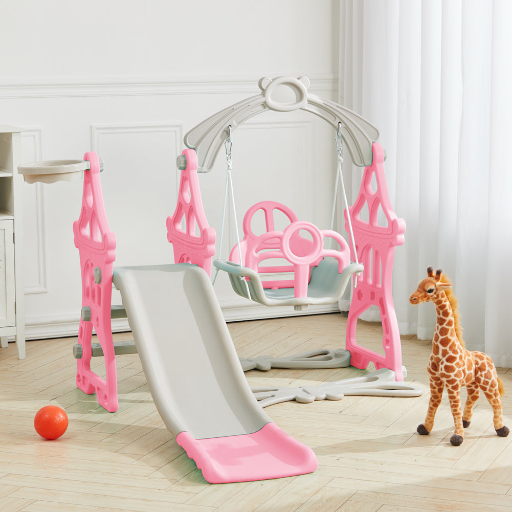 Toddler Swing and Slide Playset