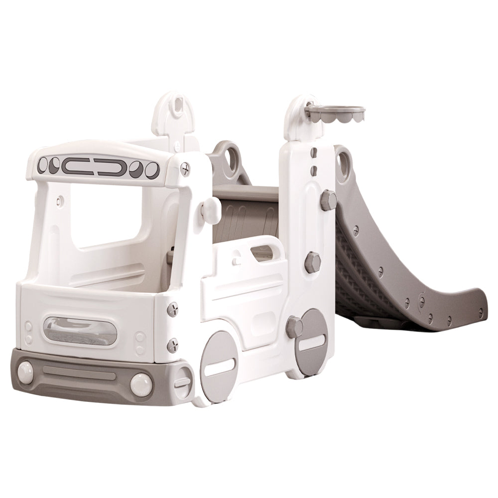 Kids Home Multi Functional Slide with Bus 2 in 1