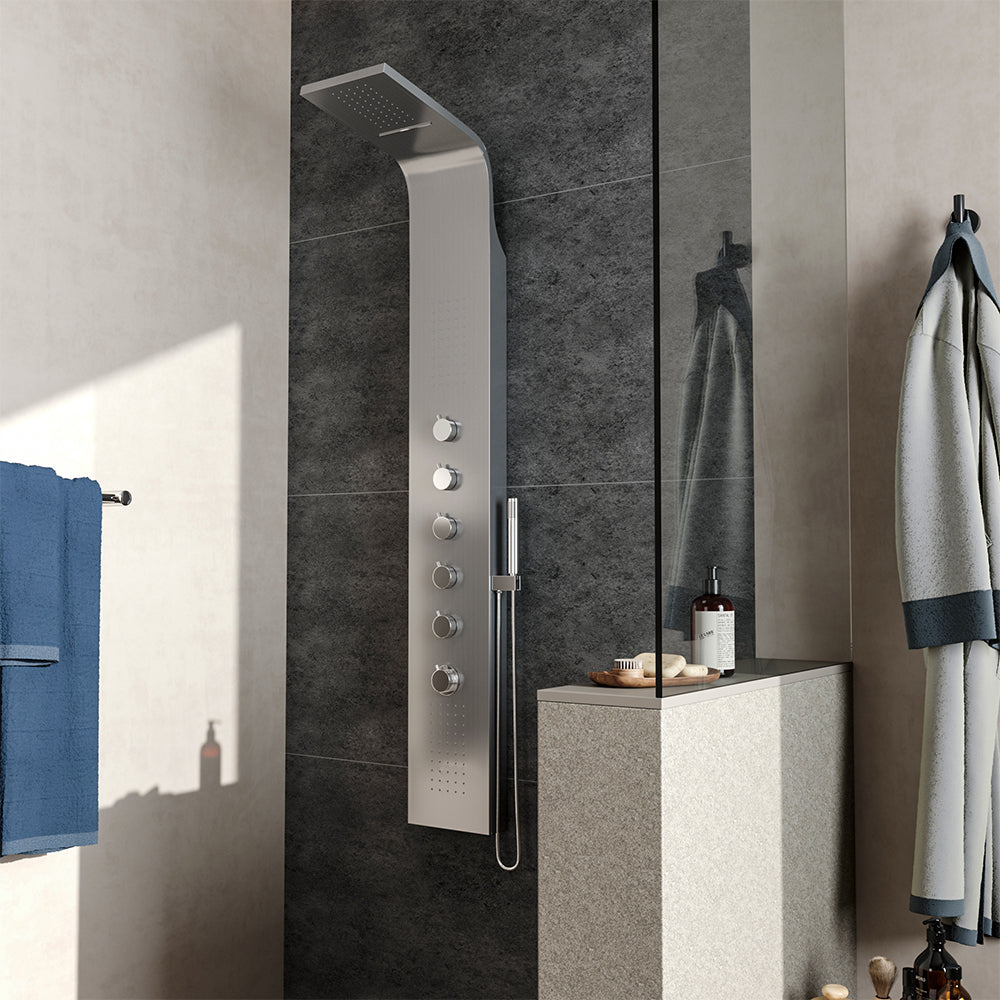 Stainless Steel Exposed Shower Tower Panel