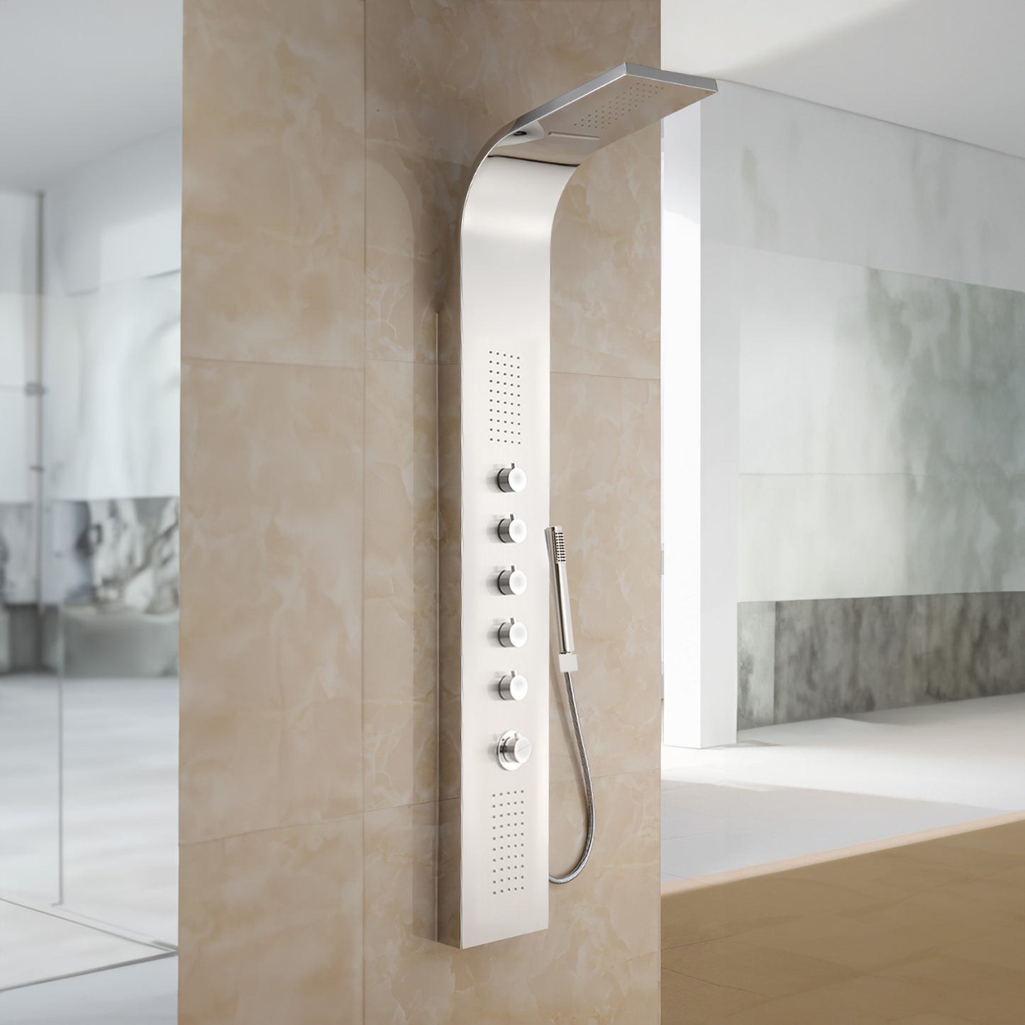 Stainless Steel Exposed Shower Tower Panel