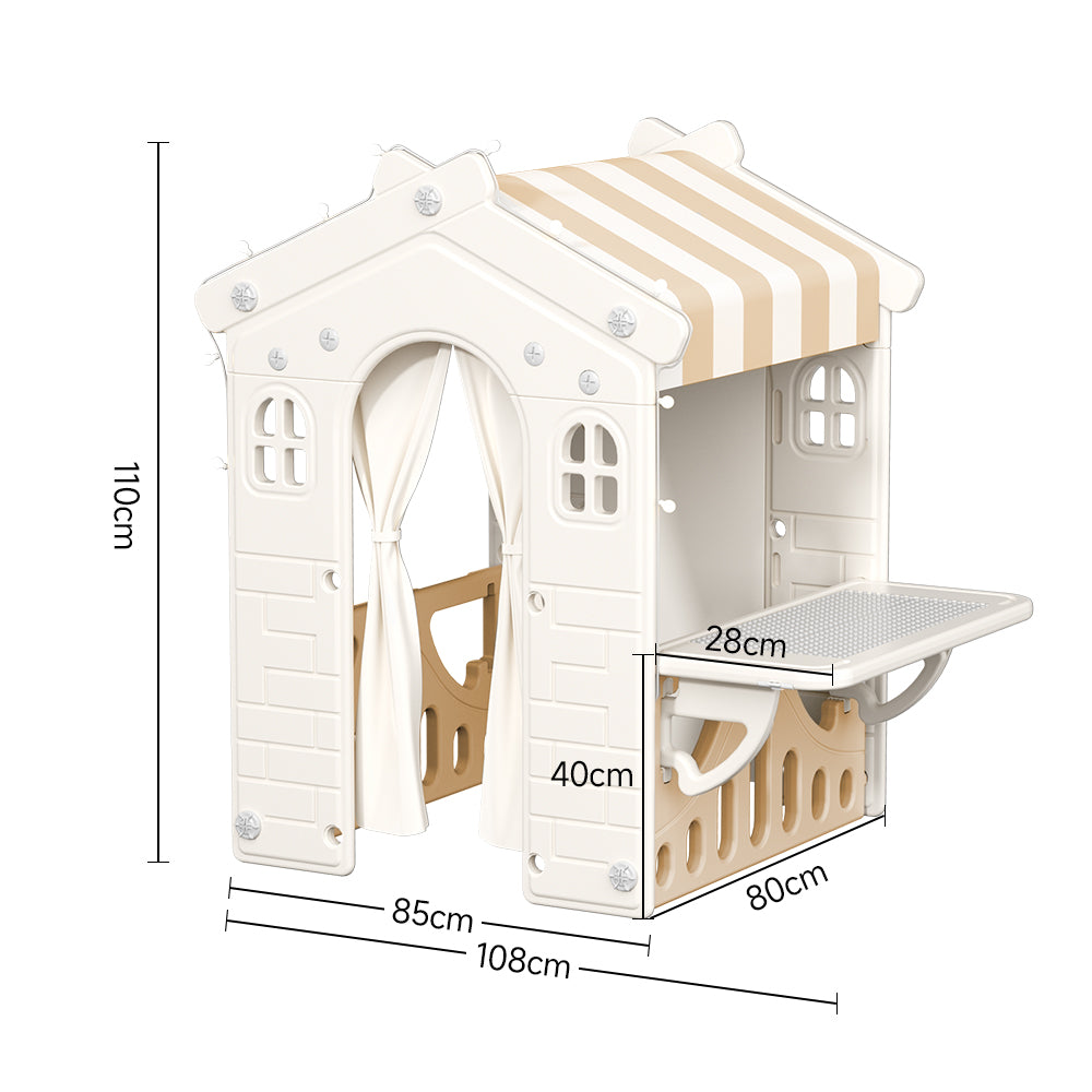 Kids Plastic Playhouse for Indoor Outdoor