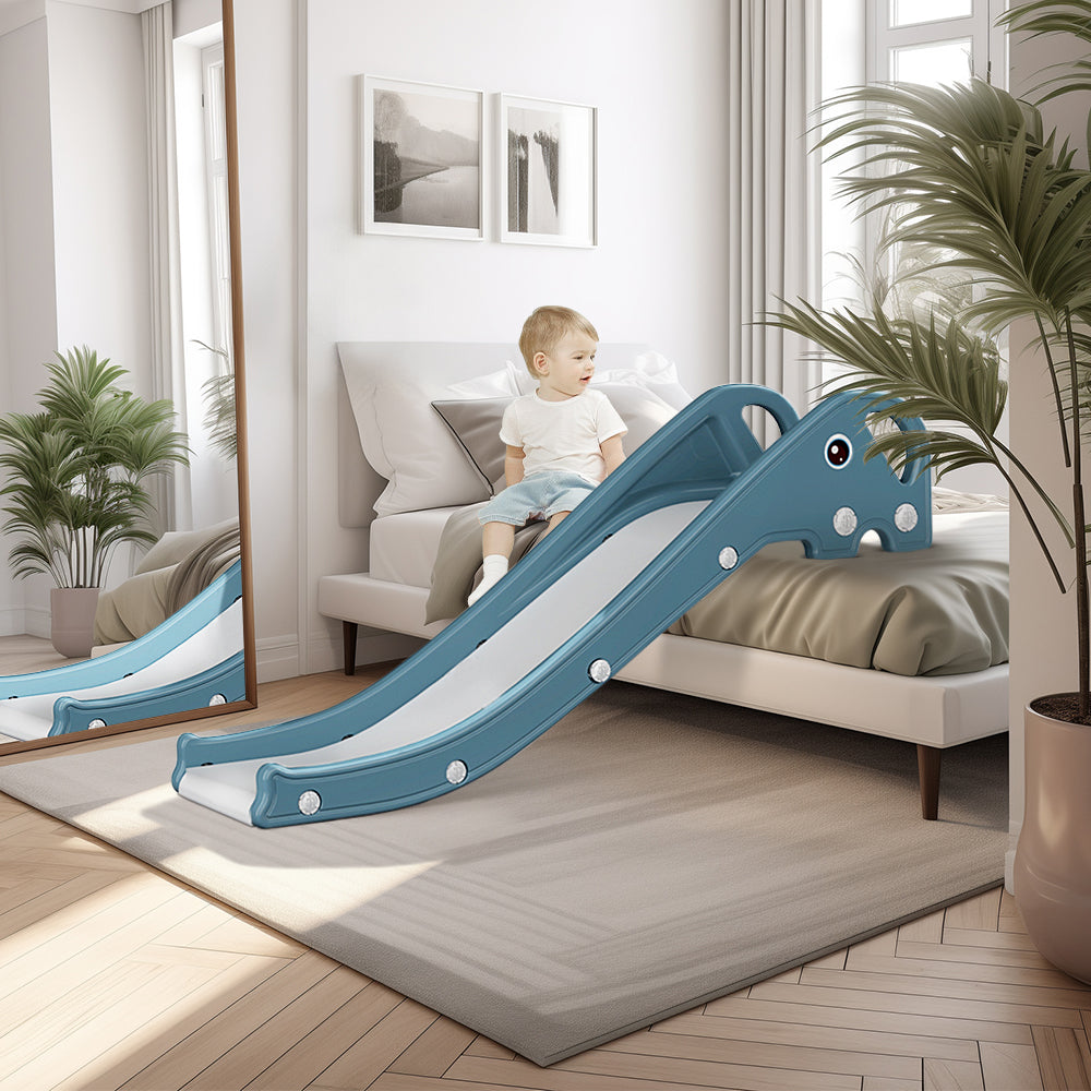 Kidkid Kids Indoor Elephant Plastic Slide for Sofa and Bed