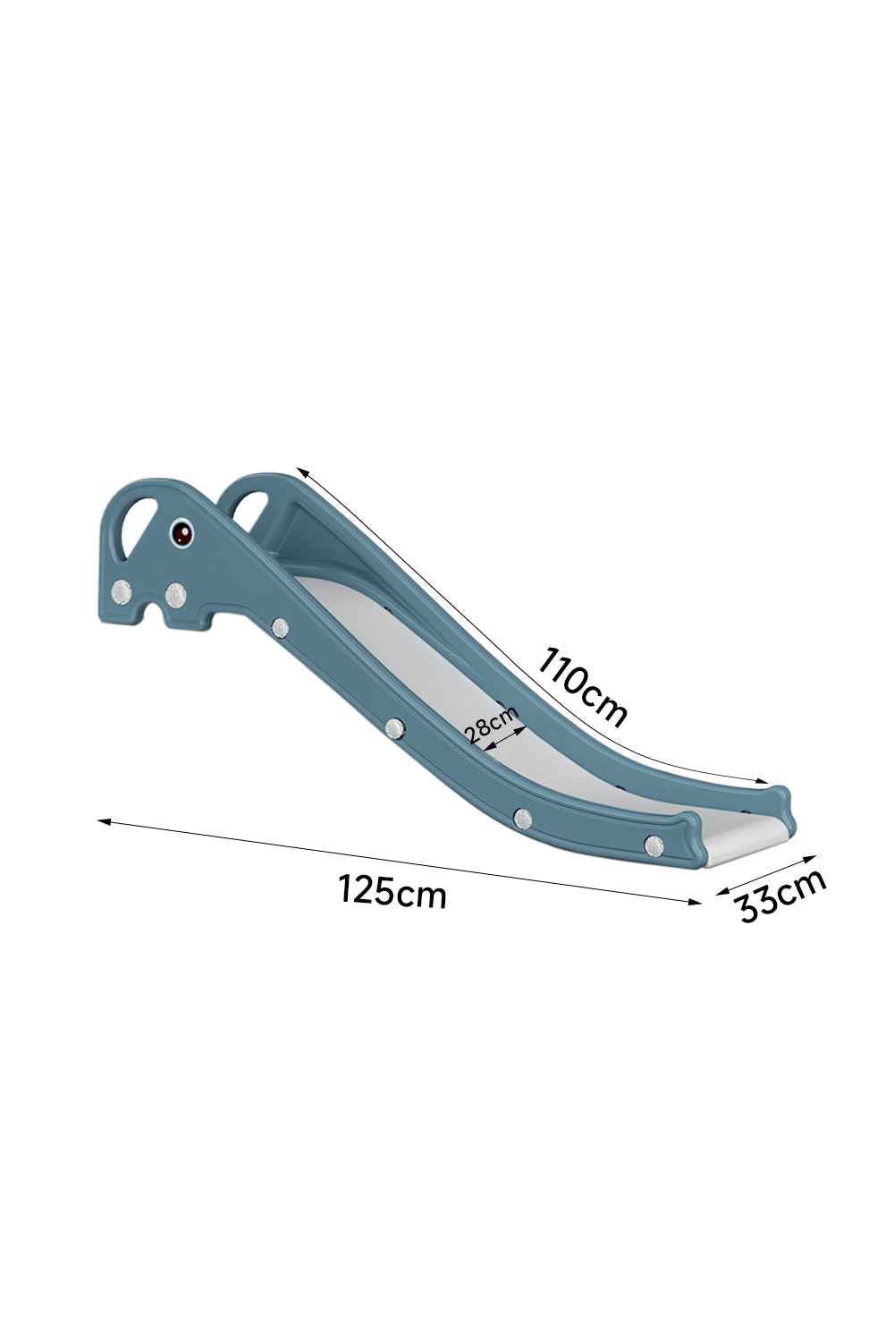 Kidkid Kids Indoor Elephant Plastic Slide for Sofa and Bed