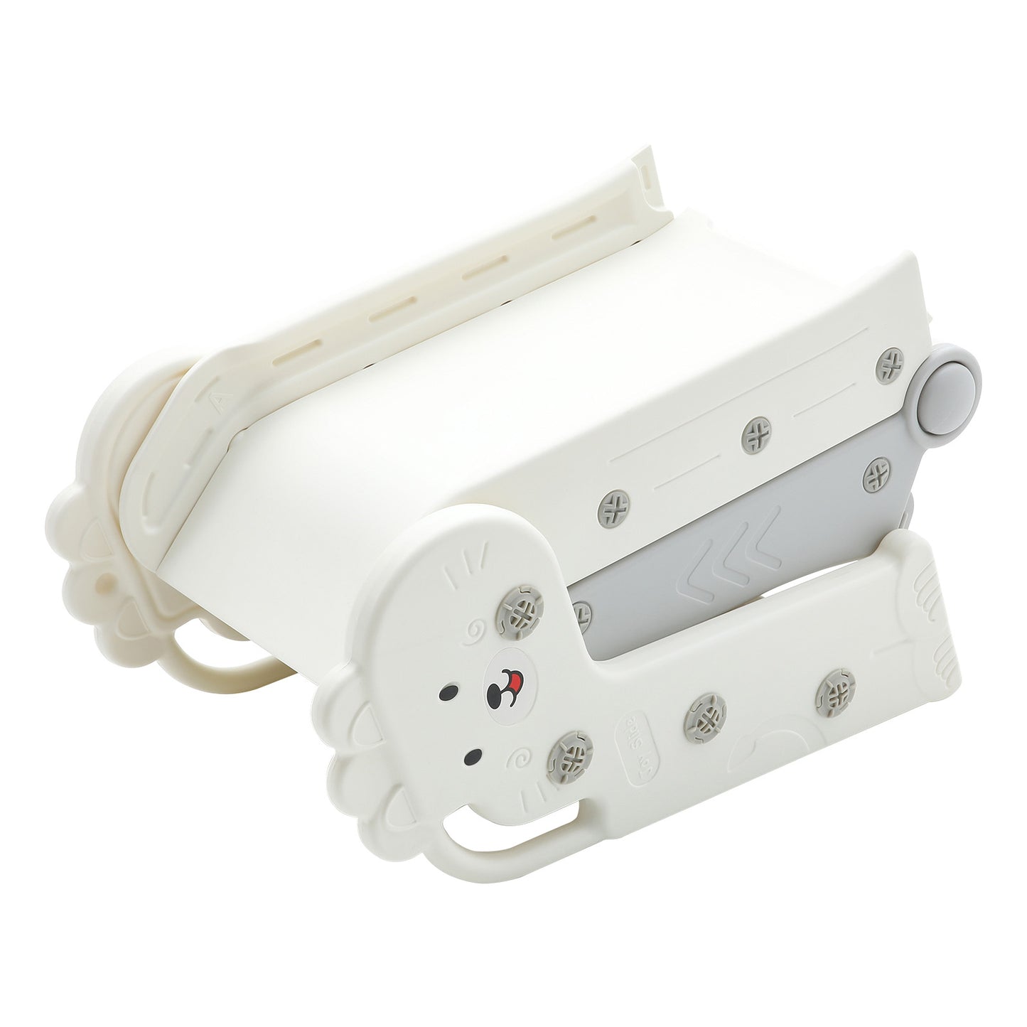 Adorable Folding Plastic Lion Slide for Toddlers